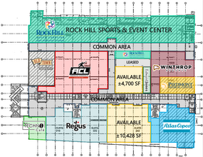 300 Technology Center Way, Rock Hill, SC for lease Floor Plan- Image 2 of 2