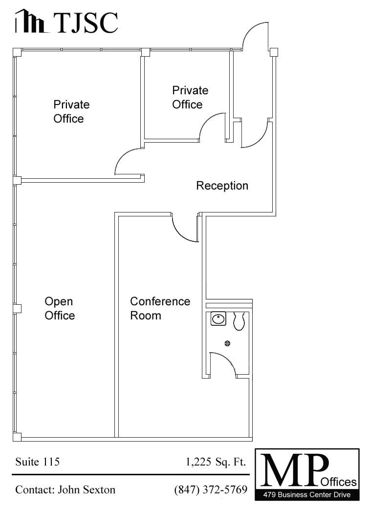 479 Business Center Dr, Mount Prospect, IL for lease Floor Plan- Image 1 of 1