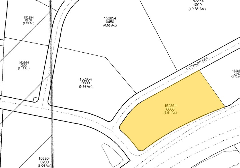 6622 S Southpoint Dr, Jacksonville, FL for lease - Plat Map - Image 2 of 11