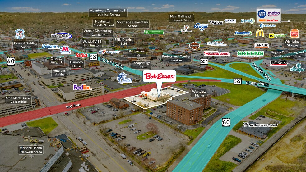 606 3rd Ave, Huntington, WV for sale - Building Photo - Image 3 of 5