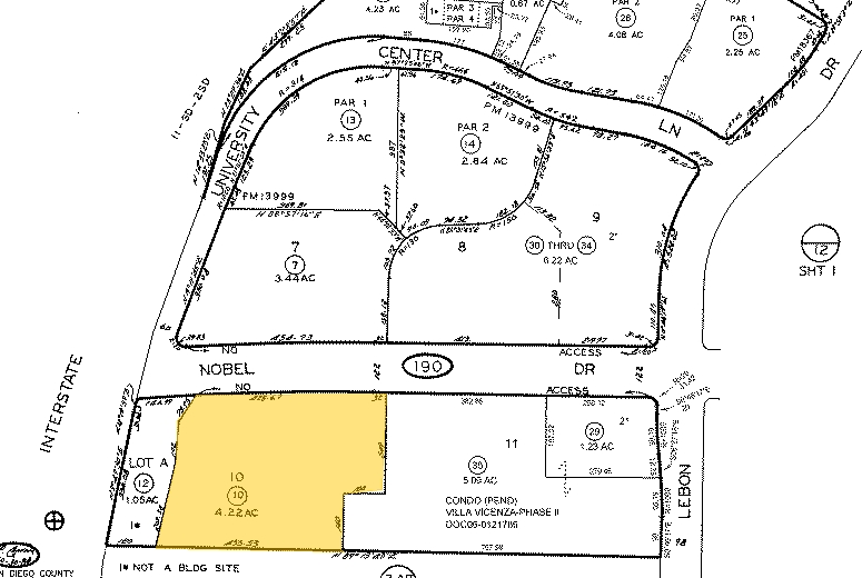 3655 Nobel Dr, San Diego, CA for lease - Plat Map - Image 2 of 12