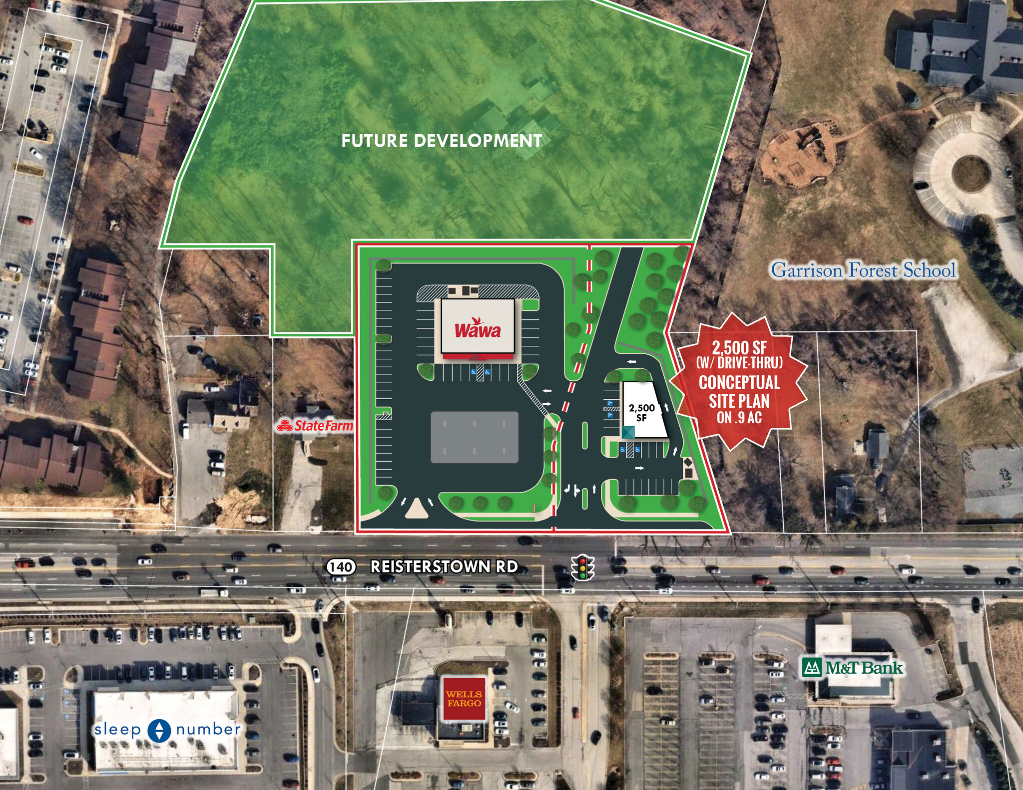 9915 Reisterstown Rd, Owings Mills, MD for sale Site Plan- Image 1 of 1