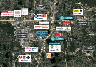 S US Highway 17-92, Longwood, FL - AERIAL map view