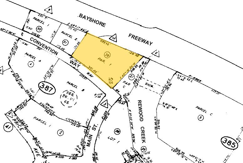 350 Convention Way, Redwood City, CA for lease - Plat Map - Image 2 of 2