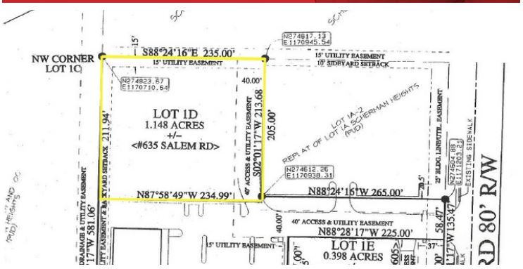 635 Salem Rd, Conway, AR for sale - Site Plan - Image 2 of 2