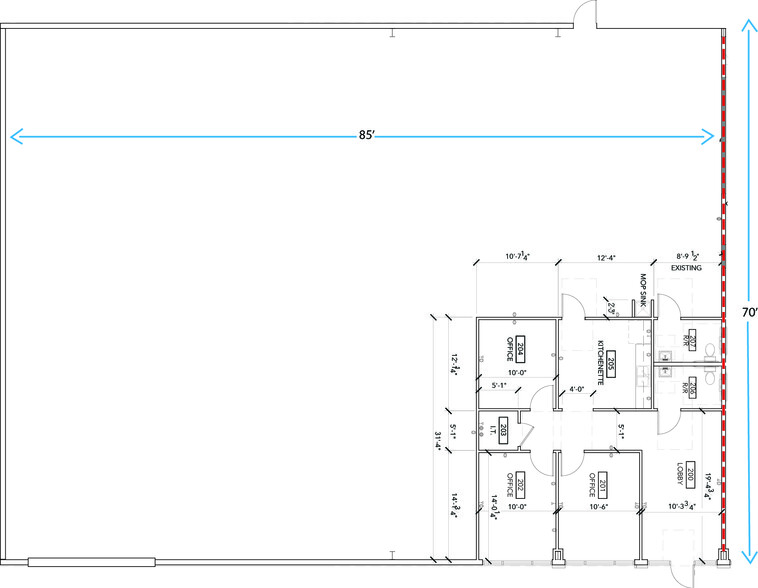 16906 Telge Rd, Cypress, TX for lease - Floor Plan - Image 3 of 7