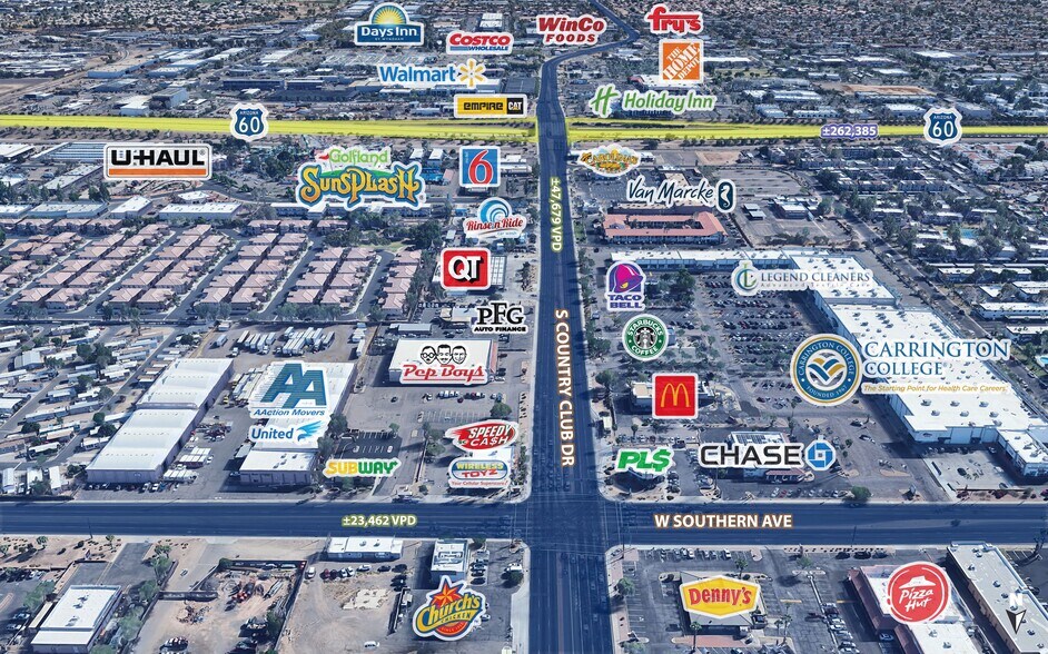 Country Club Dr.& Southern Ave, Mesa, AZ for lease - Building Photo - Image 1 of 3