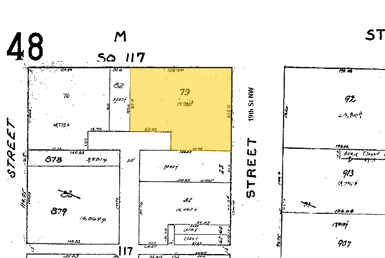 1900 M St NW, Washington, DC for lease - Plat Map - Image 3 of 3