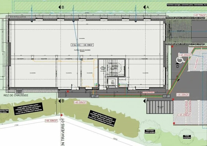 Office in Caen for lease - Floor Plan - Image 2 of 3