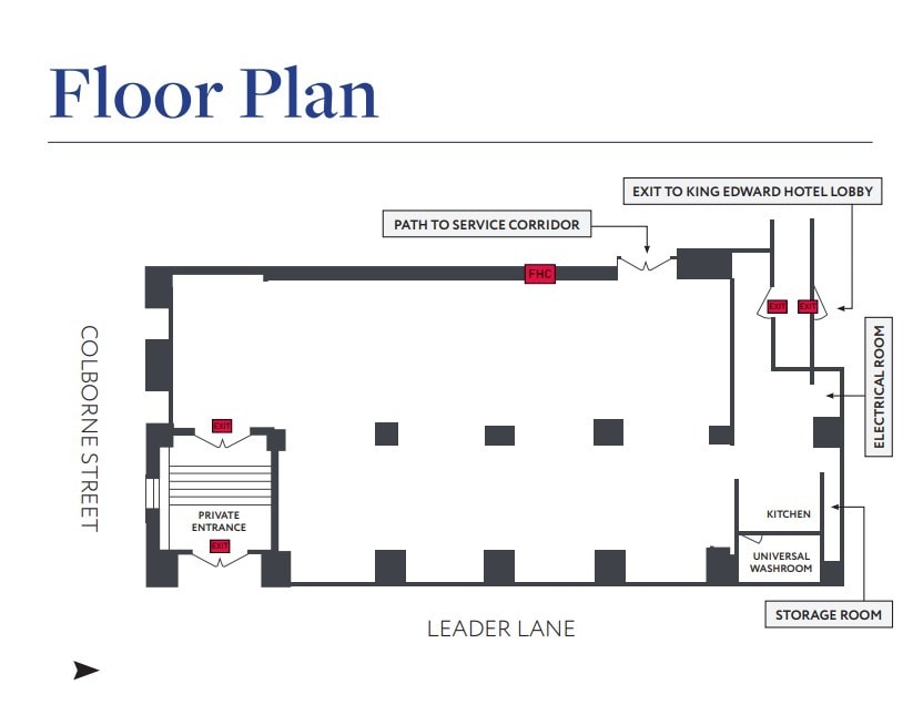 37 King St E, Toronto, ON for lease Floor Plan- Image 1 of 1