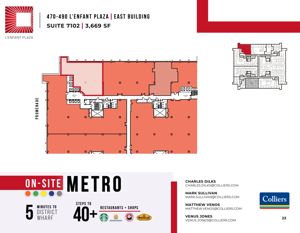 470-490 L'Enfant Plz SW, Washington, DC for lease Floor Plan- Image 1 of 1