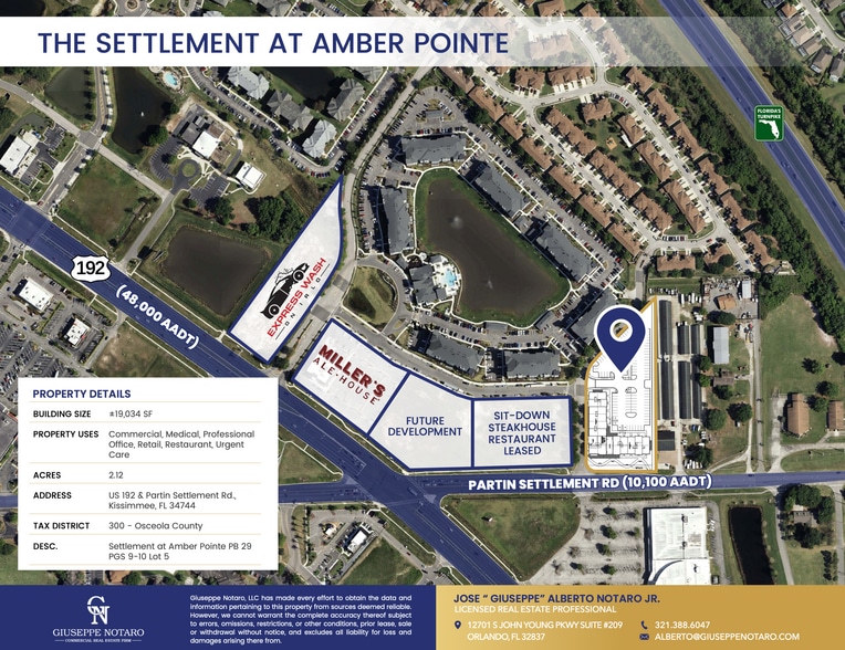 2521 Partin Settlement Rd, Kissimmee, FL for lease - Aerial - Image 1 of 10