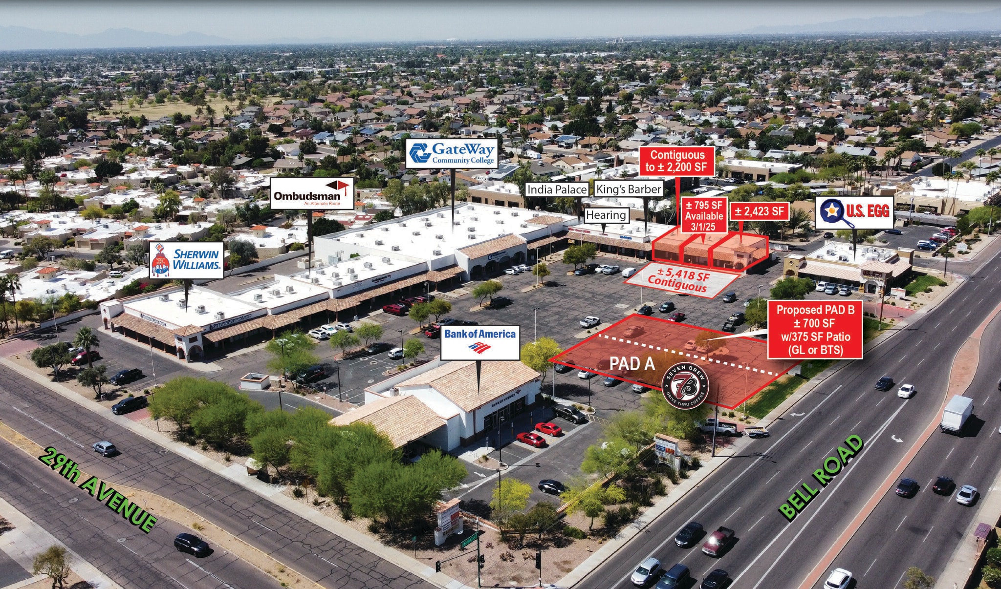 2901-2957 W Bell Rd, Phoenix, AZ for lease Building Photo- Image 1 of 1