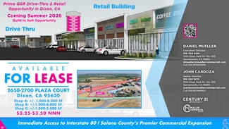 More details for 2650-2700 Plaza Court, Dixon, CA - Retail for Lease