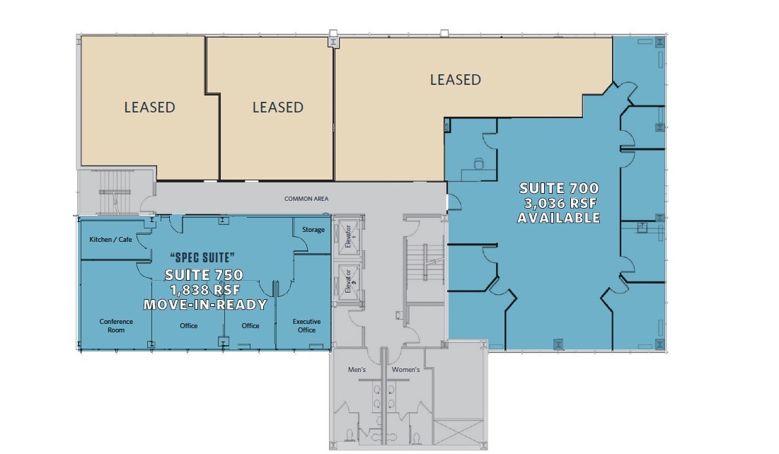 803 W Broad St, Falls Church, VA for lease Floor Plan- Image 1 of 1