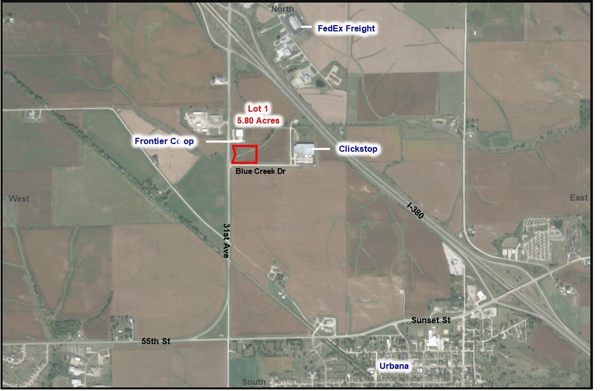 Blue Creek Business Park, Urbana, IA 52345 Land for Sale