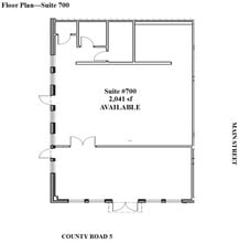 7227 W Main St, Frisco, TX for lease Floor Plan- Image 1 of 1