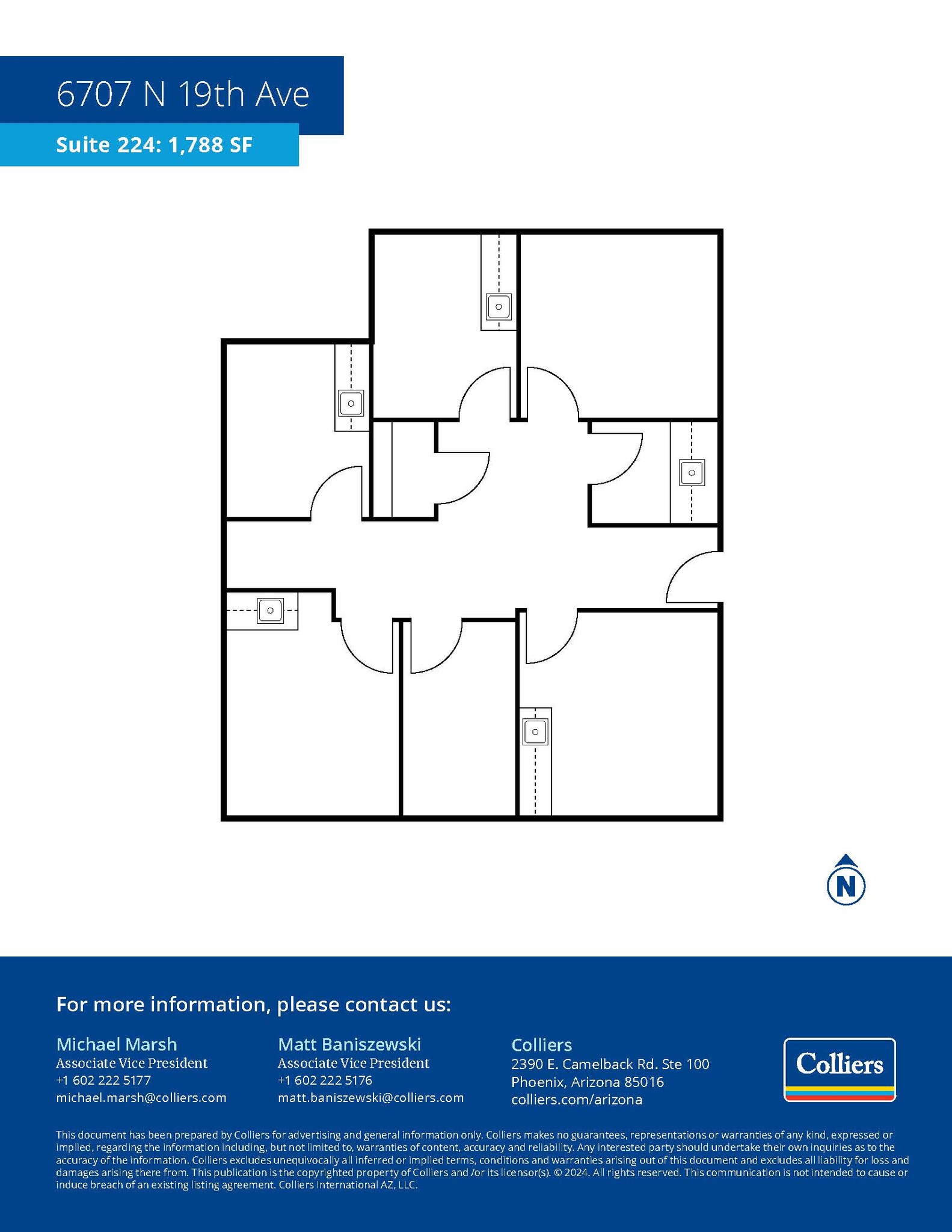 6707 N 19th Ave, Phoenix, AZ for lease Floor Plan- Image 1 of 1