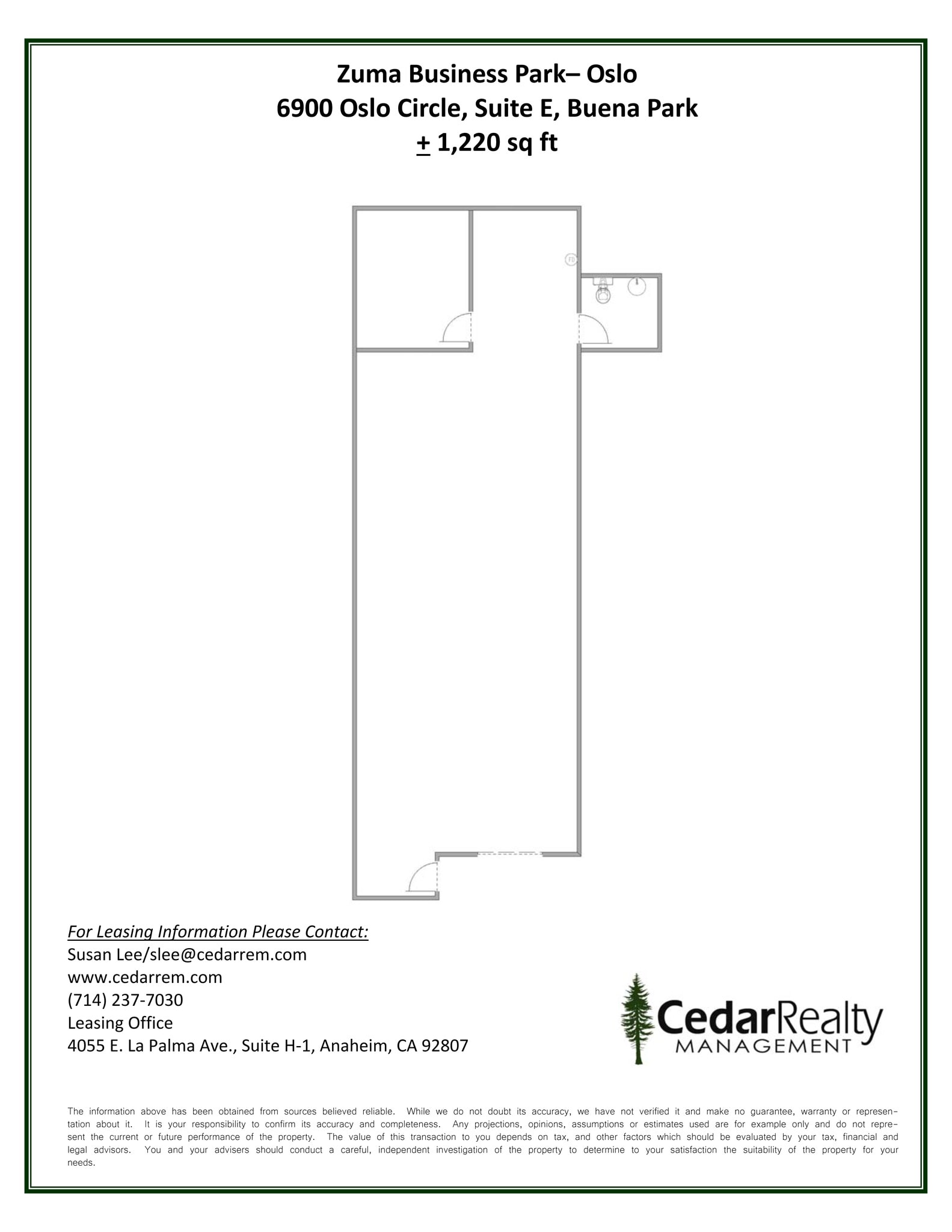 6900 Oslo Cir, Buena Park, CA for lease Site Plan- Image 1 of 1