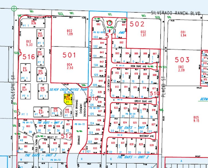 9824 Gilespie St, Las Vegas, NV for sale - Plat Map - Image 3 of 3