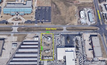 7200 W Reno Ave, Oklahoma City, OK - AERIAL map view