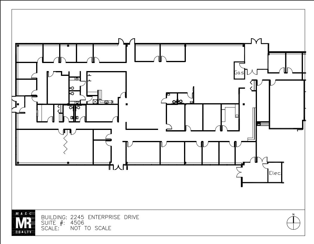 2245 Enterprise Dr, Westchester, IL for lease Floor Plan- Image 1 of 1