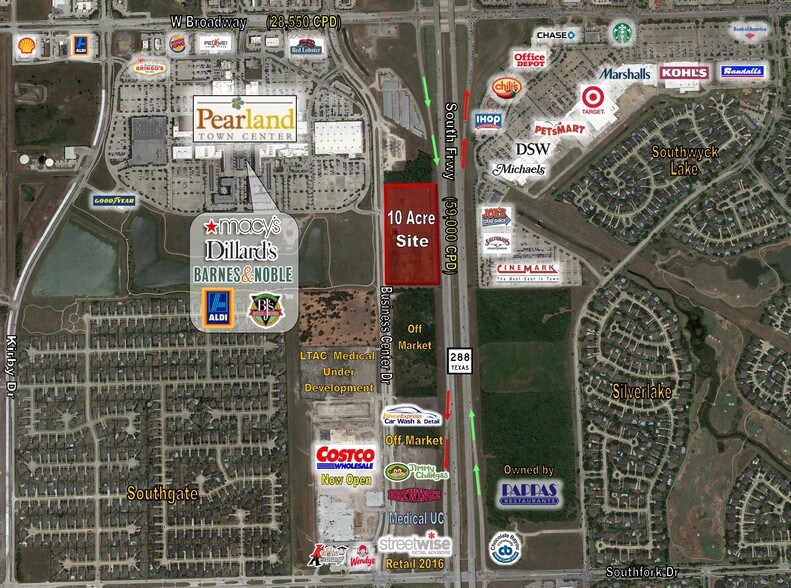Sh 288 Fm 518 Pearland Tx 77584 Commercial Land For Sale