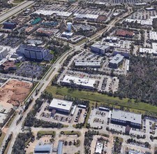 9201 Pinecroft Dr, The Woodlands, TX - AERIAL map view