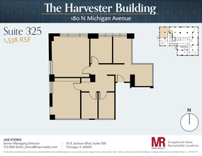 180 N Michigan Ave, Chicago, IL for lease Floor Plan- Image 1 of 8