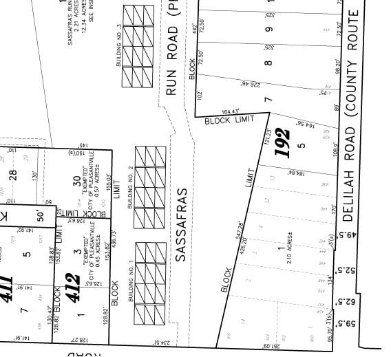 416 W Delilah Rd, Pleasantville, NJ for sale - Plat Map - Image 3 of 4