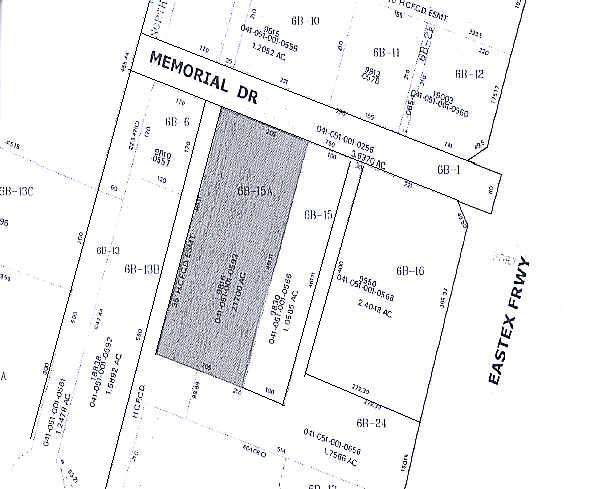 9816 Memorial Blvd, Humble, TX for lease - Plat Map - Image 2 of 6