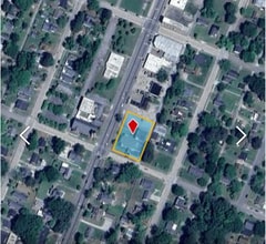 338 Roanoke Ave, Roanoke Rapids, NC - AERIAL map view