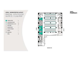 340 Madison Ave, New York, NY for lease Floor Plan- Image 1 of 7