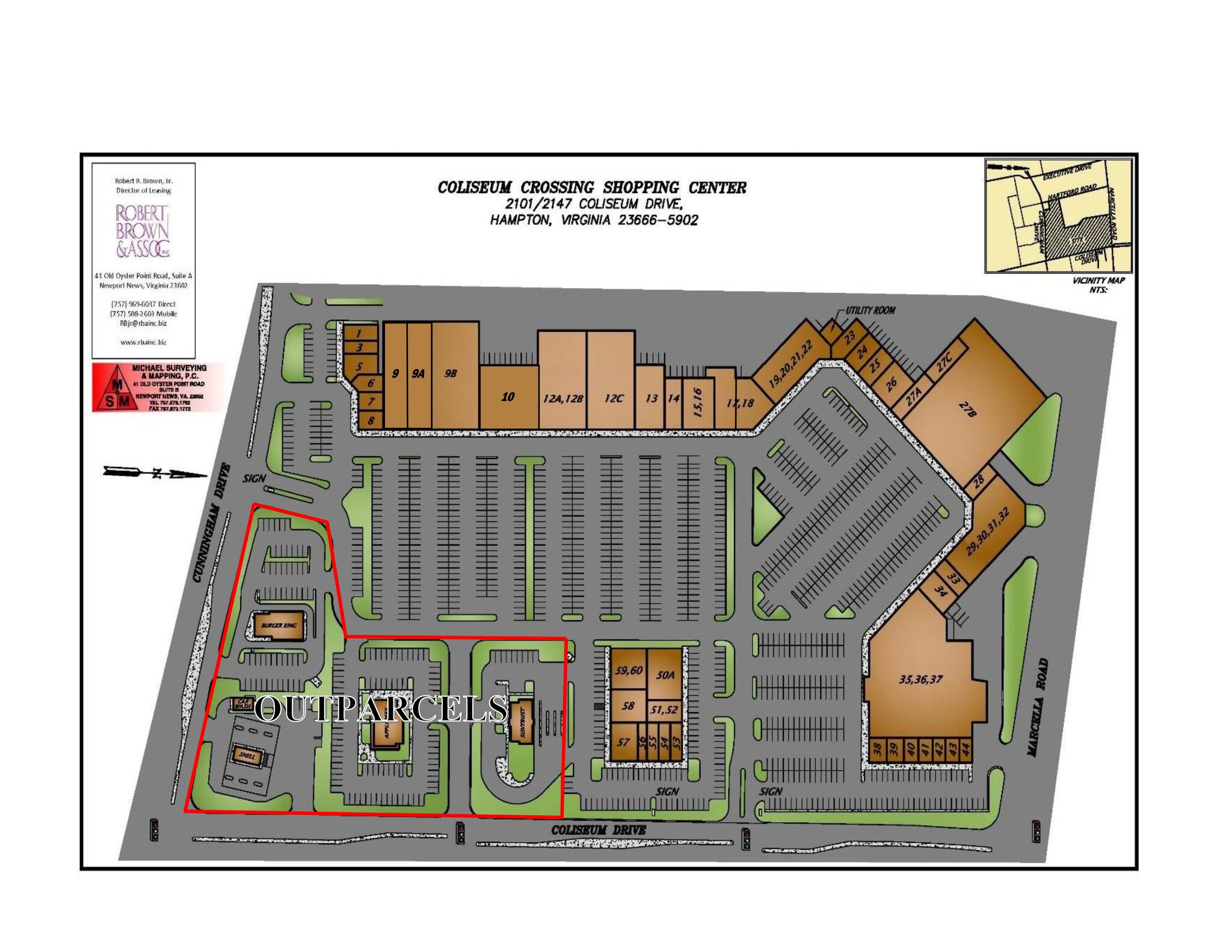 2101 Coliseum Dr, Hampton, VA for lease Site Plan- Image 1 of 1