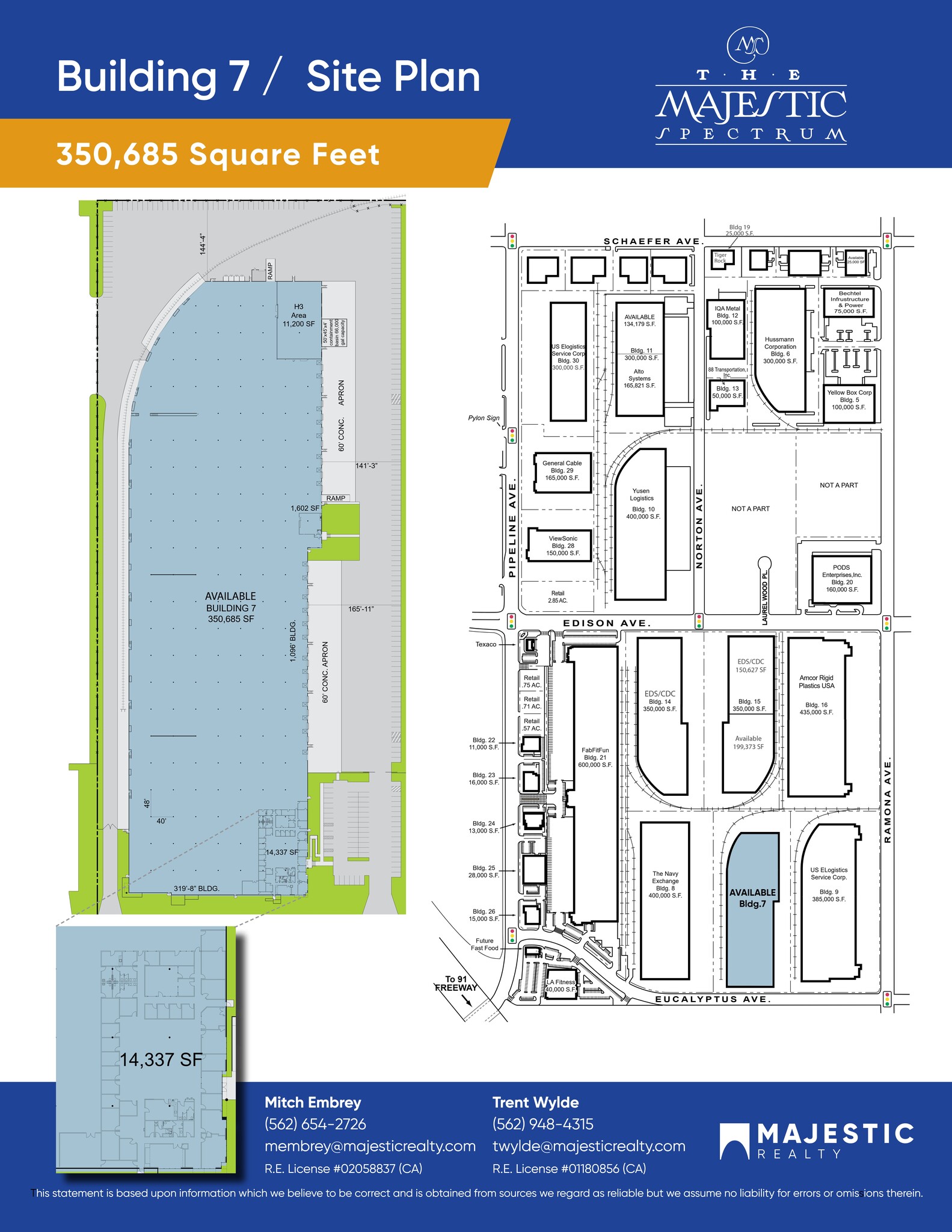 4340 Eucalyptus Ave, Chino, CA for lease Site Plan- Image 1 of 1