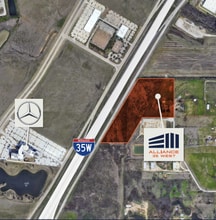 Highway 35 Frontage Rd, Roanoke, TX - AERIAL map view