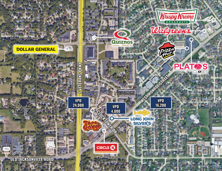 1030 Clock Tower Dr, Springfield, IL for sale - Aerial - Image 2 of 2