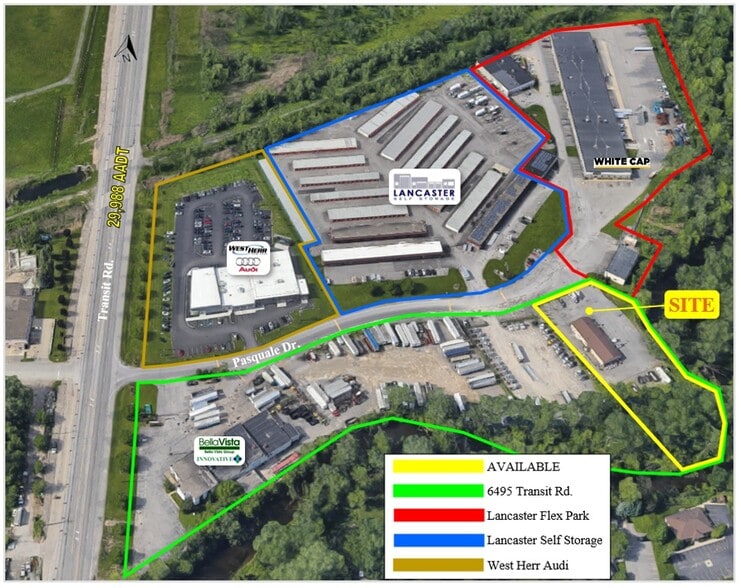 6495 Transit Rd, Bowmansville, NY for lease - Aerial - Image 2 of 2