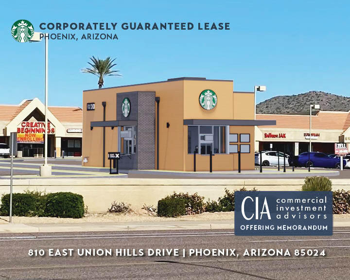 810 E Union Hills Dr, Phoenix, AZ 85024 - STARBUCKS – PHOENIX, AZ | LoopNet