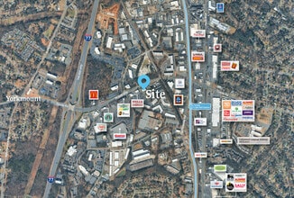 820 Tyvola Rd, Charlotte, NC - AERIAL map view