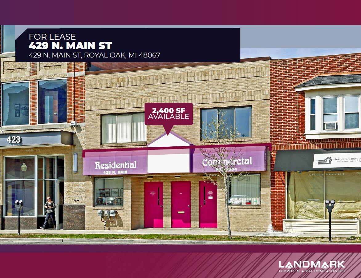 429 N Main St, Royal Oak, MI for sale Building Photo- Image 1 of 1