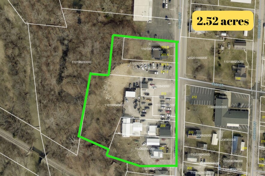 209 N High St, Mount Orab, OH for sale - Aerial - Image 2 of 6