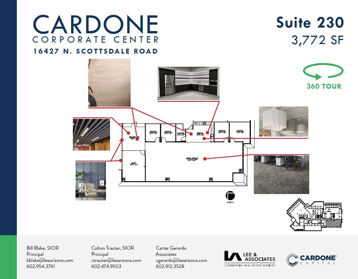 16427 N Scottsdale, Scottsdale, AZ for lease Floor Plan- Image 1 of 1