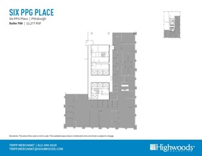 1 PPG Pl, Pittsburgh, PA for lease Floor Plan- Image 1 of 1