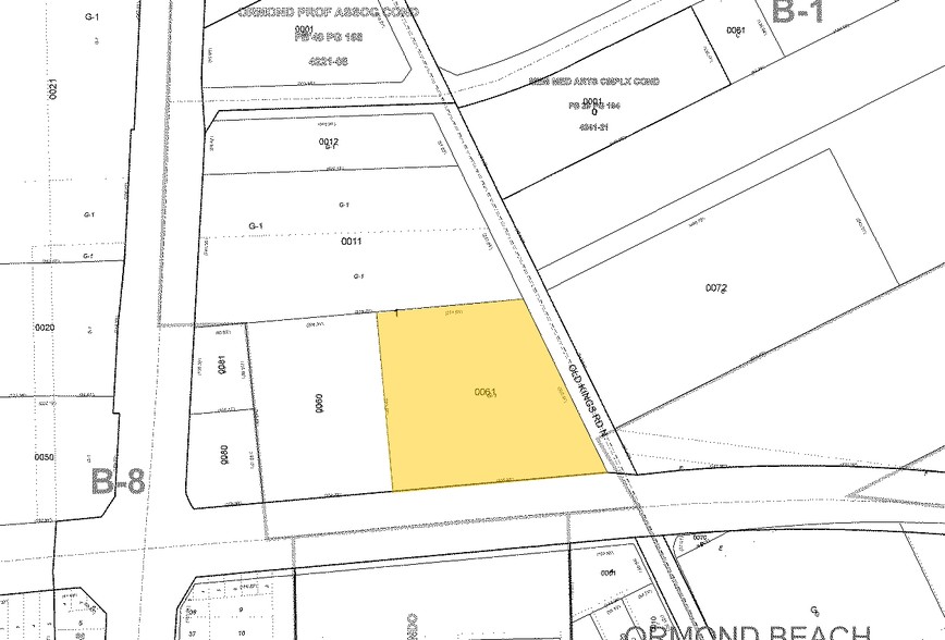 785 W Granada Blvd, Ormond Beach, FL for lease - Plat Map - Image 2 of 15