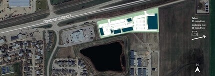 605 19A Av, Coaldale, AB for lease Aerial- Image 1 of 1