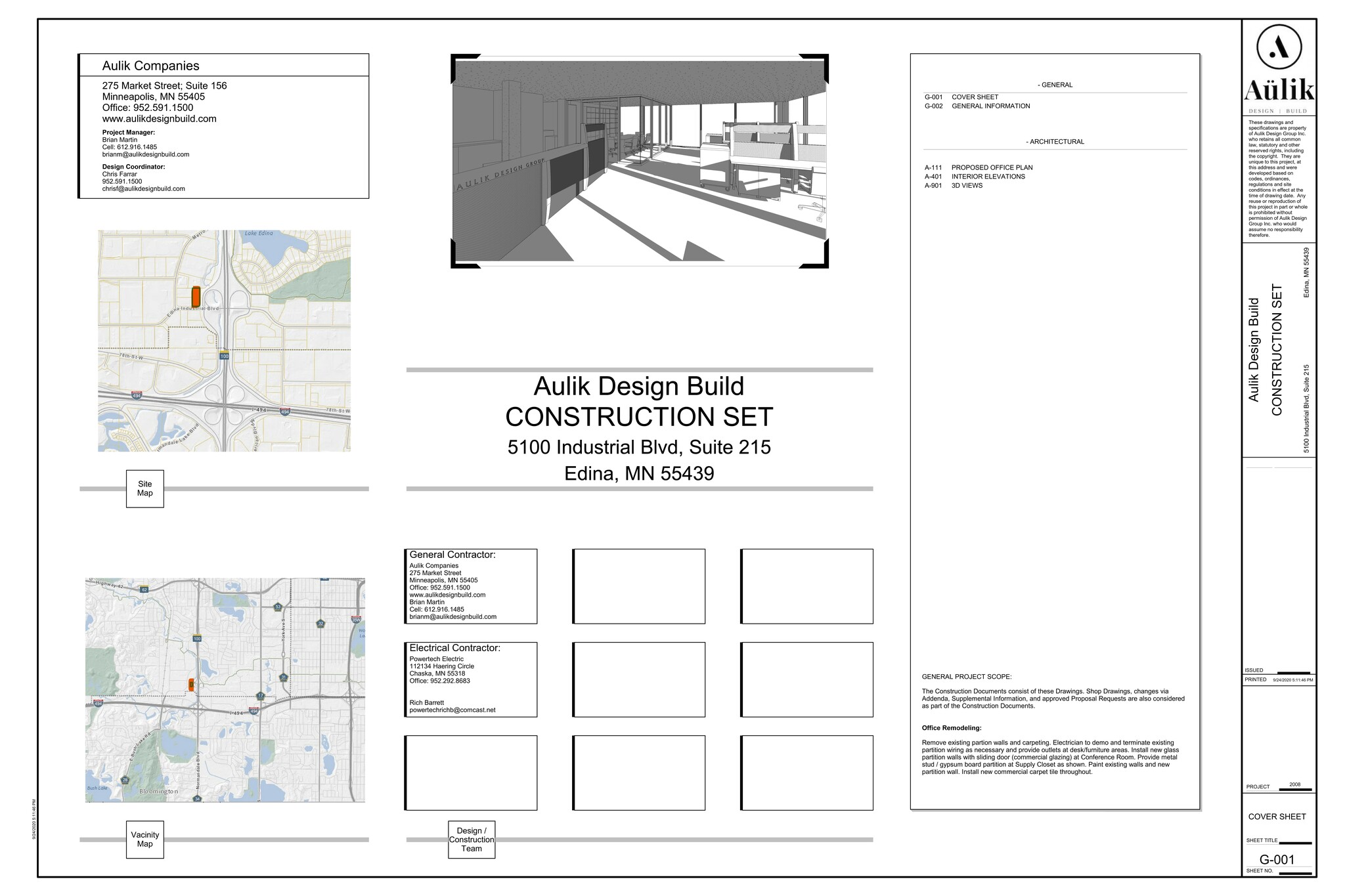 5100 Edina Industrial Blvd, Edina, MN for lease Site Plan- Image 1 of 2