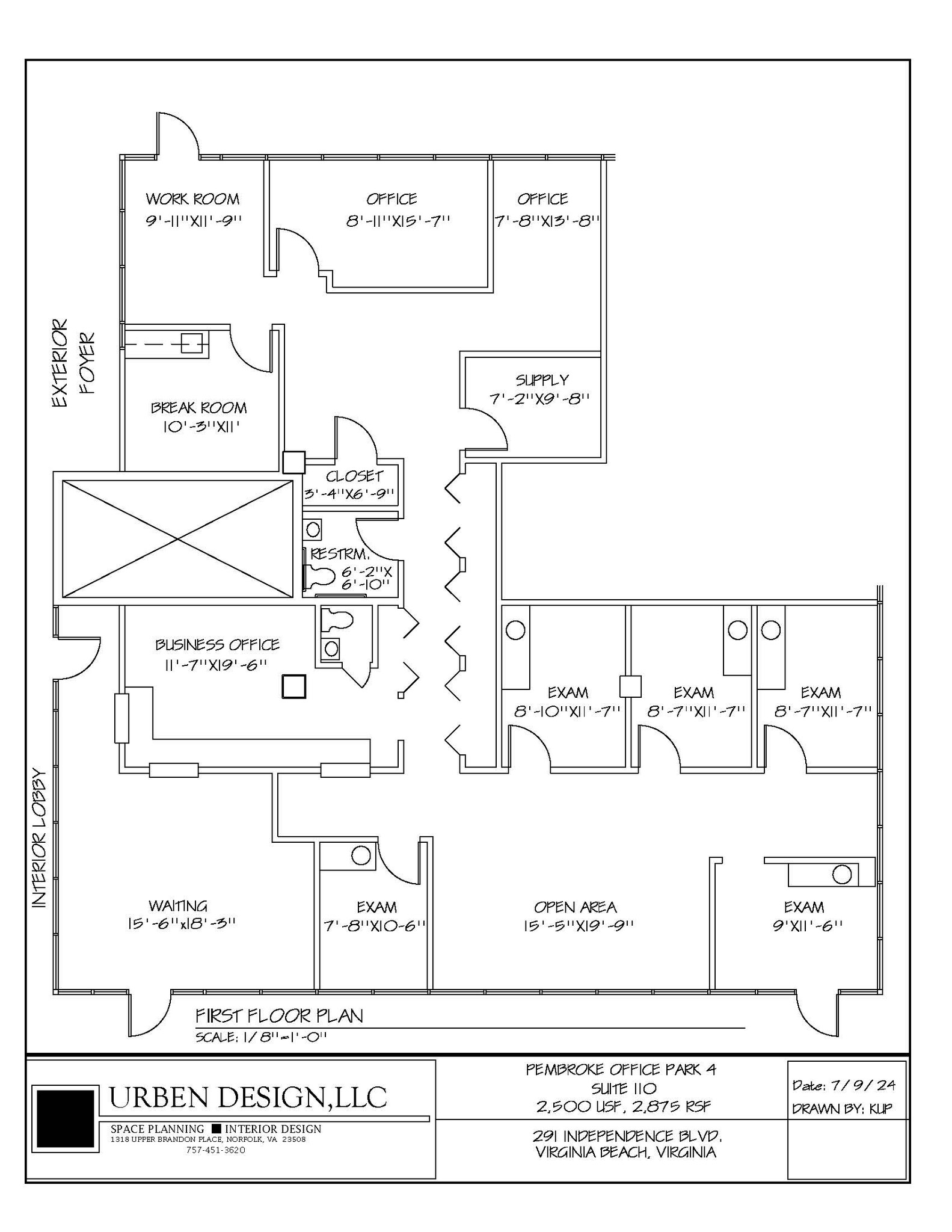 291 Independence Blvd, Virginia Beach, VA for lease Floor Plan- Image 1 of 1