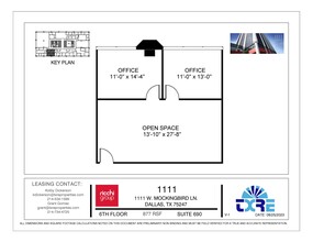 1111 W Mockingbird Ln, Dallas, TX for lease Floor Plan- Image 1 of 1