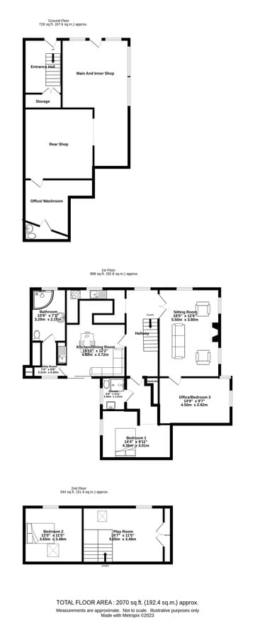 27 Victoria St, Newton Stewart, DGY DG8 6NL - Unit 27 -  - Floor Plan - Image 1 of 5